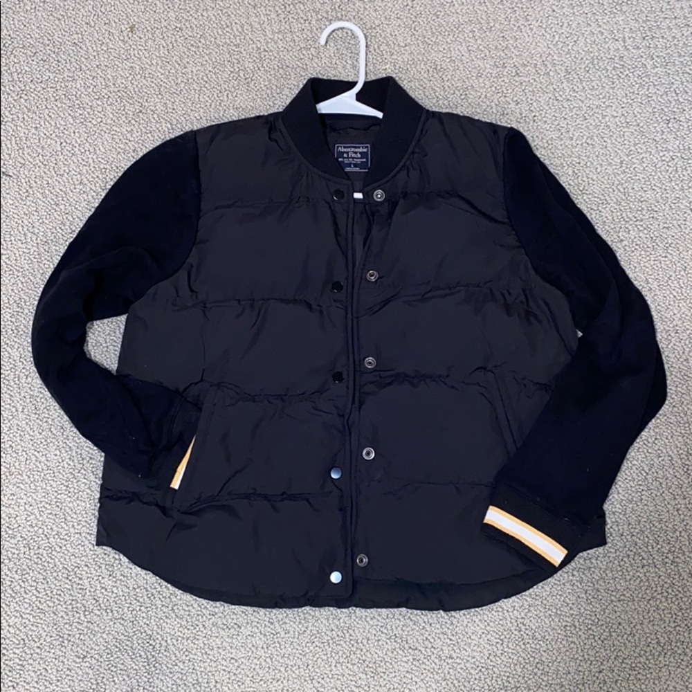 Abercrombie varsity bomber jacket